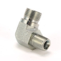 1CN9 Metric hydraulic hose Adapter 90 degree hydraulic elbow adapter /npt thread fitting hydraulic adapter